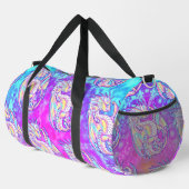 ピンクスクライバーキュートガーリードラゴンワイバーン犬神 ダッフルバッグ (右コーナー)