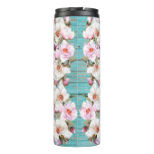ピンクスクルバーとフローラデザインと聴診器 タンブラー (裏面)