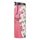 ピンクスクルバーとフローラデザインと聴診器 タンブラー (回転右)