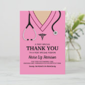 ピンクスクルブスナースサンキューカード サンキューカード (スタンド正面)