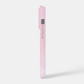 ピンクスクーターのフラワーフォンケース iPhoneケース (左側面)