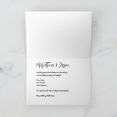 ピンクスケルトン幽霊スチームパンク 招待状 (内部)