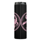 ピンクスコーピオンアストロロジー〔占星術の〕十二宮図サイン蠍座 タンブラー (裏面)