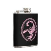 ピンクスコーピオンアストロロジー〔占星術の〕十二宮図サイン蠍座 フラスク (右)