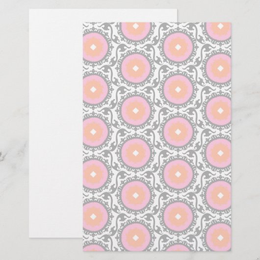 ピンクスザニ 便箋 (正面/裏面)