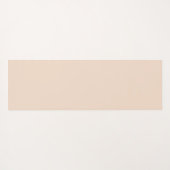 ピンクスタイリッシュがかった赤のオフホワイトのバロック模様 ヨガマット (裏面(横))