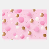 ピンクスタイリッシュと冶金 ラッピングペーパーシート (正面3)