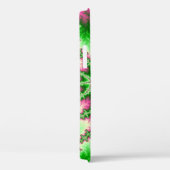 ピンクスタイリッシュと緑のフラクタル Case-Mate iPhoneケース (裏面 / 右)