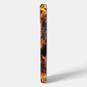 ピンクスタイリッシュのカメモノグラムのズヘル Case-Mate iPhoneケース (裏面 / 左)