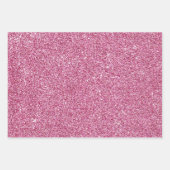 ピンクスタイリッシュのクリスマスモダンパターン ラッピングペーパーシート (正面2)