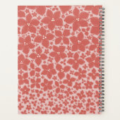 ピンクスタイリッシュの花あじさい プランナー手帳 (裏面)