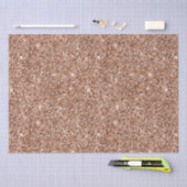 ピンクスタイリッシュガーリーローズ金ゴールドグリッターグリッツ 薄葉紙 (クラフト)