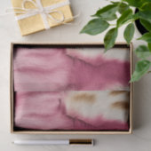 ピンクスタイリッシュクガーリーホワイト金ゴールドゼブラ 薄葉紙 (ギフト)