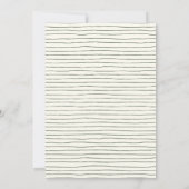 ピンクスタイリッシュグリーンバックヤードガーデンフローラ結婚ズ 招待状 (裏面)