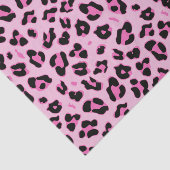 ピンクスタイリッシュヒョウ柄ティッシュペーパー 薄葉紙 (詳細)