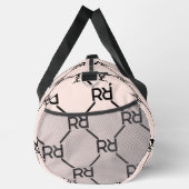 ピンクスタイリッシュモノグラムネームガールズラグジュアリー ダッフルバッグ (右)