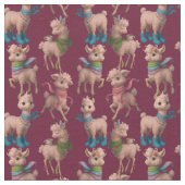 ピンクスタイリッシュラマス ファブリック (クローズアップ)