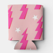 ピンクスタイリッシュ稲妻学期・夏期 缶クーラー (裏面)