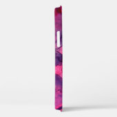 ピンクスタイリッシュ紫色の水色のパーソナライズ Case-Mate iPhoneケース (裏面 / 右)