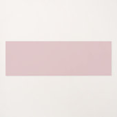 ピンクスタイリッシュ色にバロック模様 ヨガマット (裏面(横))