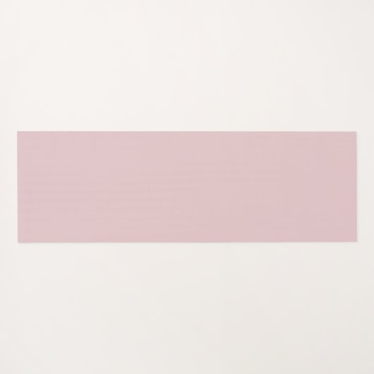 ピンクスタイリッシュ色にバロック模様 ヨガマット (裏面(横))