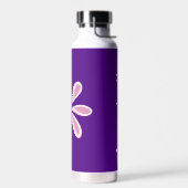 ピンクスタイリッシュ開花ドードル ウォーターボトル (左面)