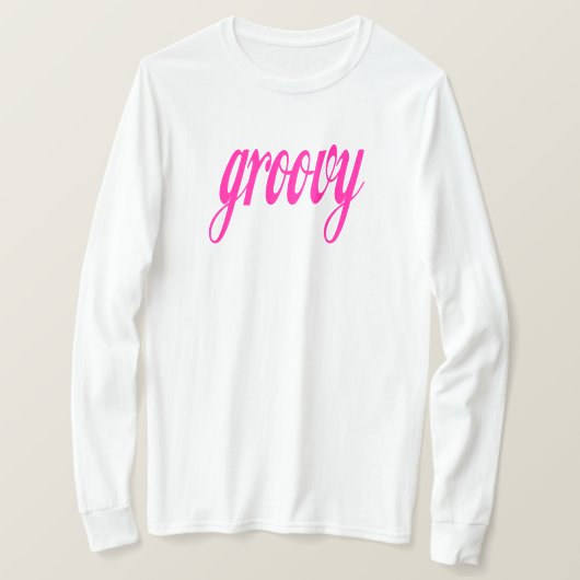 ピンクスタイル・グルービー Tシャツ (デザイン正面)