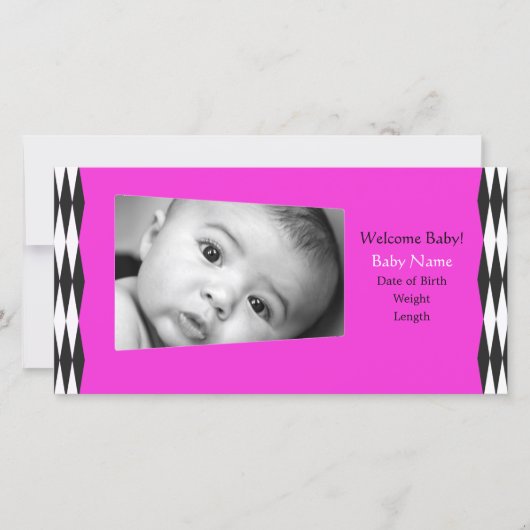 ピンクスタイル 案内状 (正面)