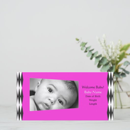 ピンクスタイル 案内状 (スタンド正面)