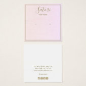 ピンクスタッグラデーションドイヤリング表示 (正面&裏面)