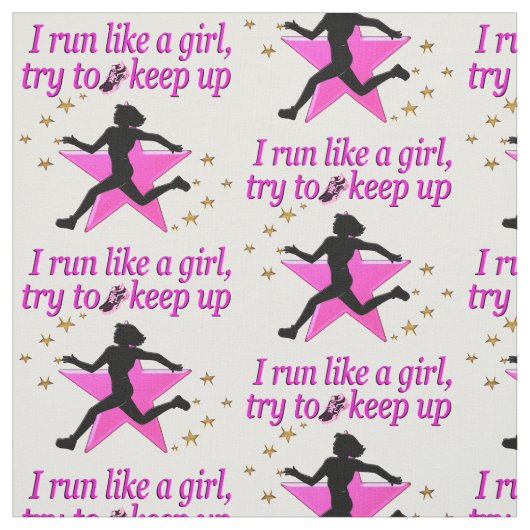 ピンクスターの陸上チャンピオン ファブリック (見本)