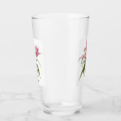 ピンクスターガーザーリリーフローラ植物芸術 タンブラーグラス (右)
