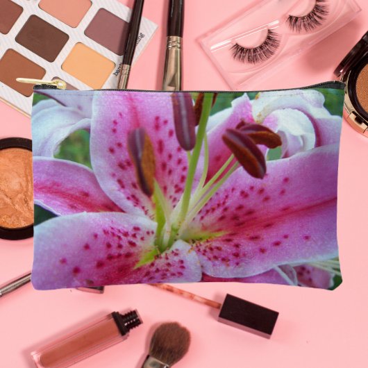 ピンクスターガーザーリリーフローラ アクセサリーポーチ