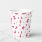 ピンクスターガーリーズ誕生日パーティー 紙コップ (右)