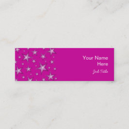 ピンクスターズの名刺サイドの白スキニー スキニー名刺