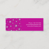 ピンクスターズの名刺サイドの白スキニー スキニー名刺 (裏面)