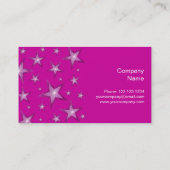 ピンクスターズの名刺サイドピンク 名刺 (裏面)