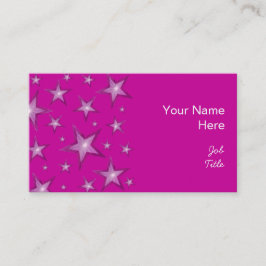 ピンクスターズの名刺サイドピンク 名刺