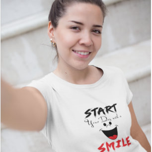 ピンクスタートスマイル Tシャツ