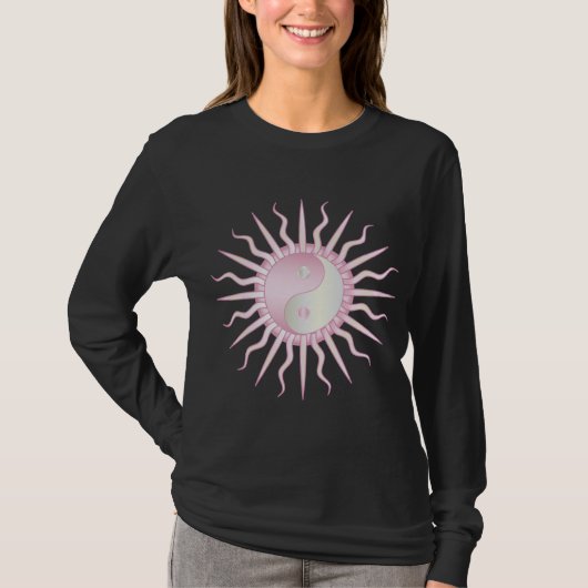 ピンクスターバスト陰陽 Tシャツ (正面)