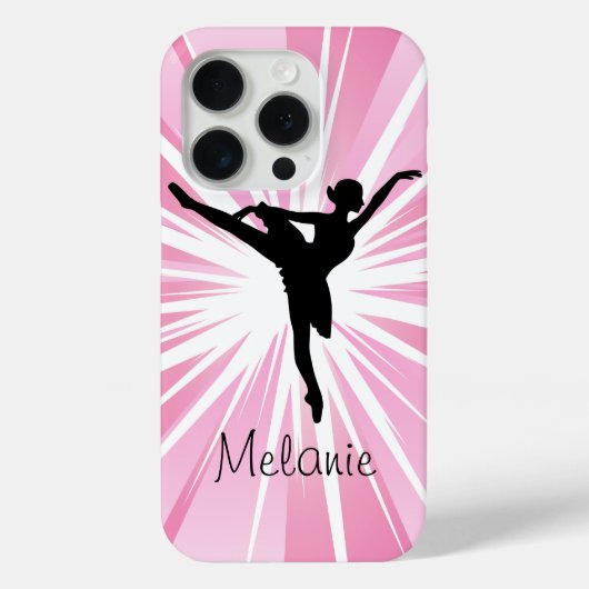ピンクスターバレリーナ Case-Mate iPhoneケース (裏面)