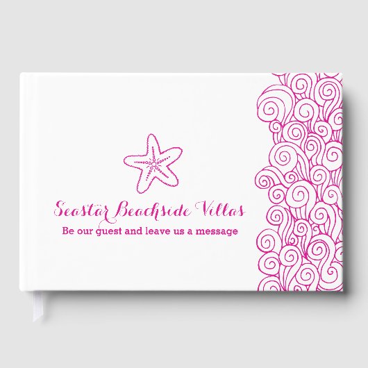 ピンクスターフィッシュビーチバケーションゲストブック ゲストブック (正面)
