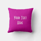 ピンクスター'文字'装飾用クッションスクエアピンク クッション (裏面)