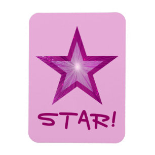 ピンクスター「STAR!」フレキシブなマグネットピンク マグネット