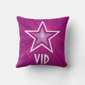 ピンクスター'VIP'装飾用クッションスクエア クッション (裏面)