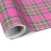 ピンクスチュワートプレイド ラッピングペーパー (ロールコーナー)