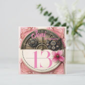 ピンクスチームパンクパーティー 招待状 (スタンド正面)