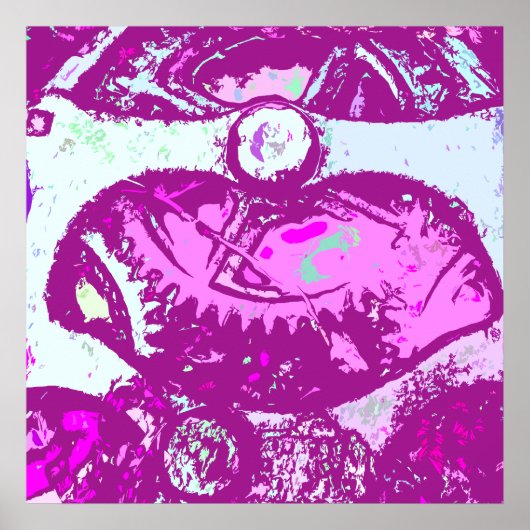 ピンクスチームパンク ポスター (正面)