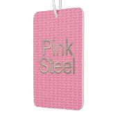 ピンクスチールカーエアコン カーエアーフレッシュナー (左)