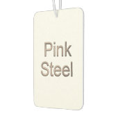 ピンクスチールホワイトカー空気清浄機 カーエアーフレッシュナー (左)